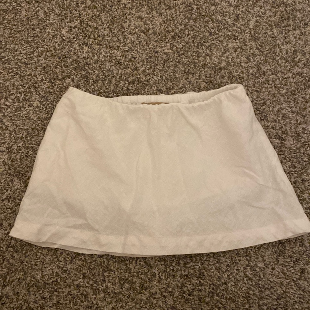 Free People Mini Linen Skort